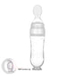 Safe Newborn Baby Feeding Bottle Toddler Silicone Squeeze Feeding Spoon Milk Bottle Baby Training Feeder Food Supplement