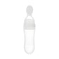 Safe Newborn Baby Feeding Bottle Toddler Silicone Squeeze Feeding Spoon Milk Bottle Baby Training Feeder Food Supplement