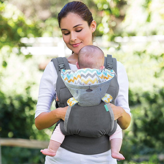 One-in-one Two-shoulder Baby Strap With Hat For All Seasons