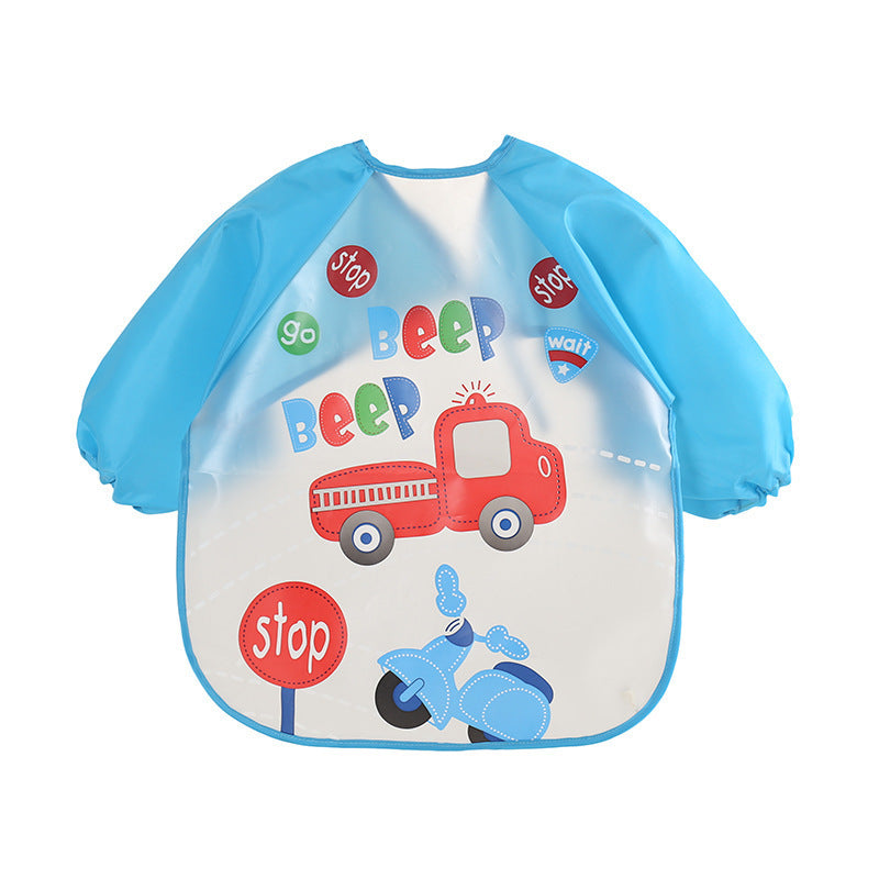 EVA food clothes baby clothes children's long-sleeved anti-dressing clothes baby bib bib