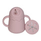 Silicone Children's Two-in-one No-spill Cup