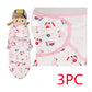 Cotton baby baby wrapped towel, cartoon baby sleeping bag, anti startled baby and baby products