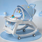 Chaise à bascule multifonction pour nouveau-né, berceau pour bébé, lit inclinable, poussette, chaise inclinable avec jouets pour 0-36 mois