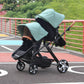 2025 NOUVEAU Poussette double Nouveau chariot bébé 2 en 1 landau avec siège auto Poussette bébé pour deux enfants Pliable Léger