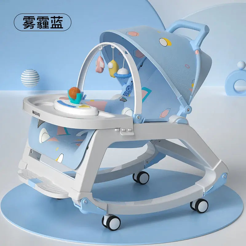 Chaise à bascule multifonction pour nouveau-né, berceau pour bébé, lit inclinable, poussette, chaise inclinable avec jouets pour 0-36 mois