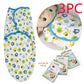 Cotton baby baby wrapped towel, cartoon baby sleeping bag, anti startled baby and baby products